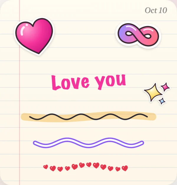 The note in the home screen widget